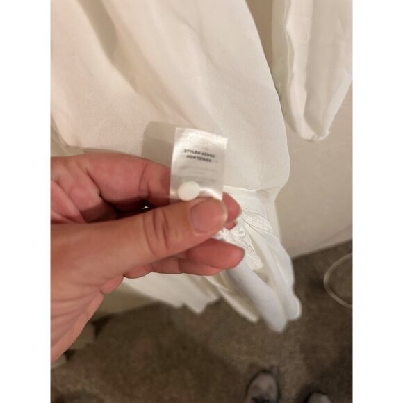 Lulus Wondrous Water Lilies White Ethereal Maxi Dress - Picture 12 of 13